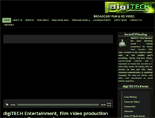 Tablet Screenshot of digitechentertainment.com